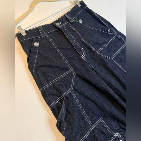 BDG Urban Outfitters Rih Extreme Baggy Cargo Jeans Y2K Retro Sz 10 - Picture 5 of 10